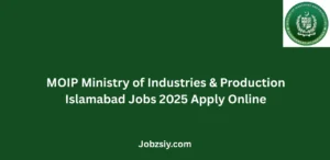 MOIP Ministry of Industries & Production Islamabad Jobs 2025 Apply Online